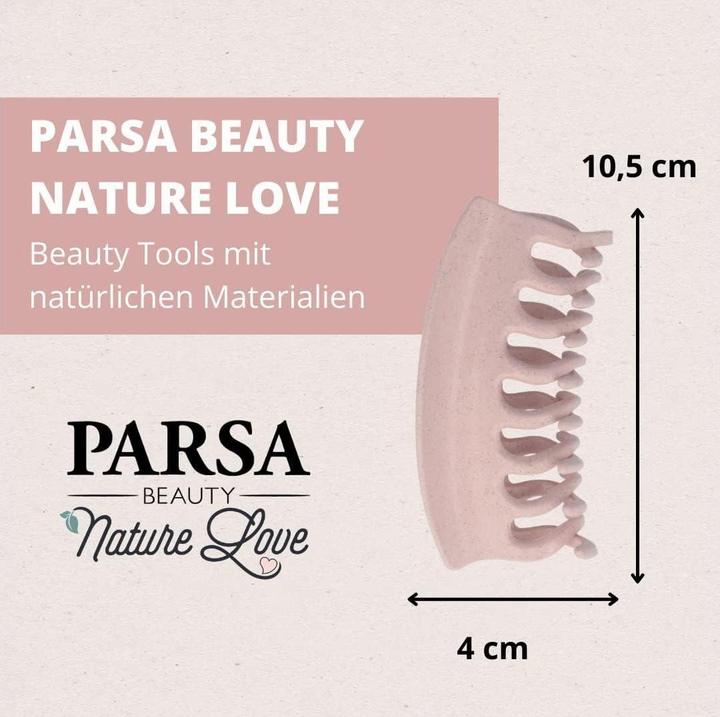 Image du produit Parsa Beauty Pince à cheveux PARSA Nature Love, rose Grand, 6 pcs, en paille de blé (6 pcs)