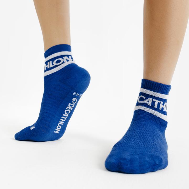 Produktbild Decathlon Socken Low 3er-Pack - blau/grün (39, 42)