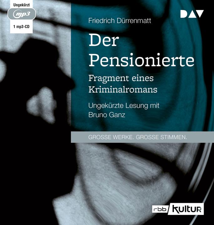 Image du produit Le retraité. Fragment de roman policier (Friedrich Duerrenmatt, Bruno Ganz, Allemand)