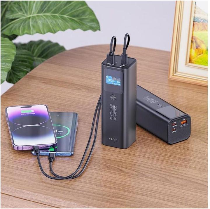 Actual product image Onit Powerbank Pro Block 25000 mAh PD (25000 mAh, 140 W, 90 Wh)