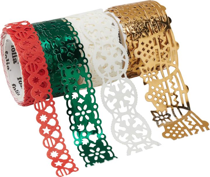 Produktbild Folia Papierbordüre Weihnachten