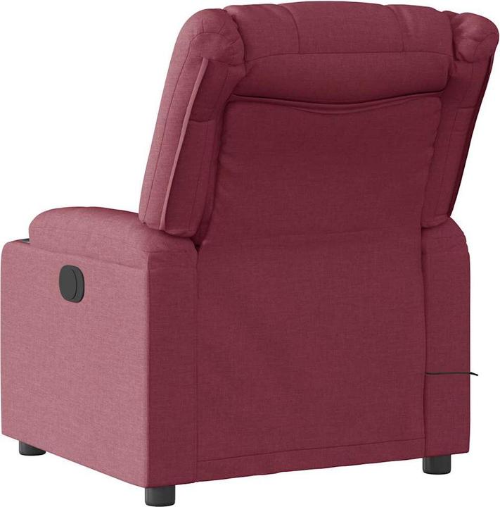 Produktbild VidaXL Massagesessel Weinrot Stoff
