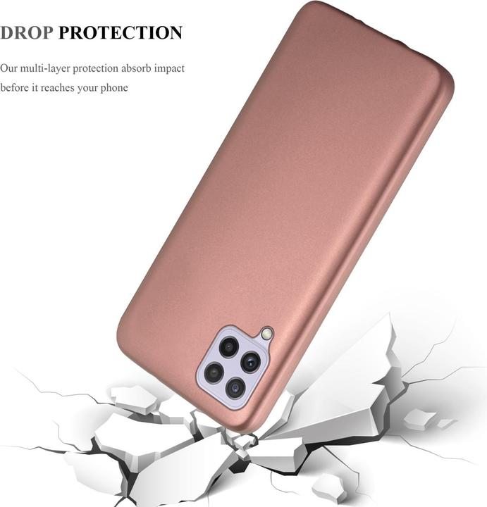 Produktbild Cadorabo TPU Matt Metallic Hülle (Samsung Galaxy M22, Samsung Galaxy A22, Samsung Galaxy A32)
