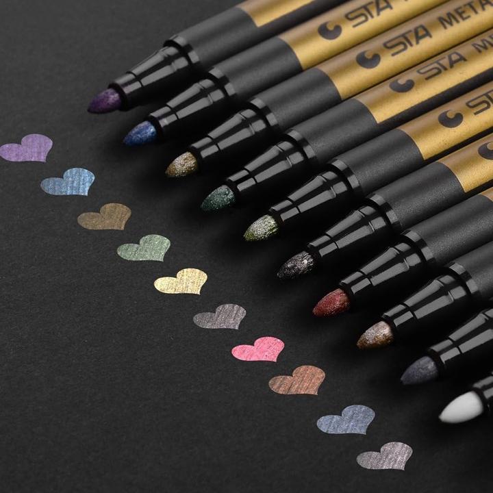 Produktbild Cbx Metallic Stifte, Textmarker 10 Stück (10 x)