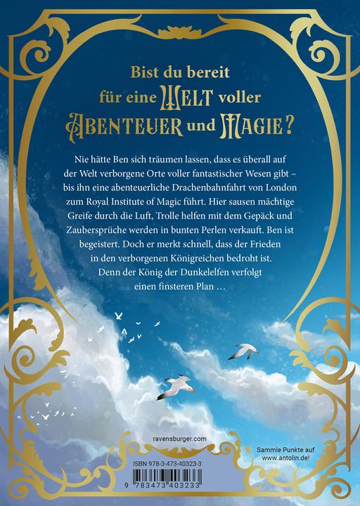 Actual product image Ravensburger Royal Institute of Magic, Band 1: Die Hüter der verborgenen Königreiche (German, Helge Vogt, Sabine Felsberg, Victor Kloss, 2024)