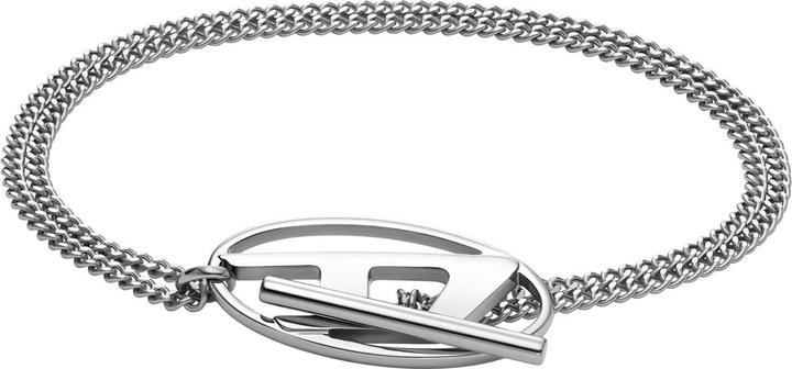 Produktbild Diesel Oval D Logo Armband (17.50 cm, Edelstahl)