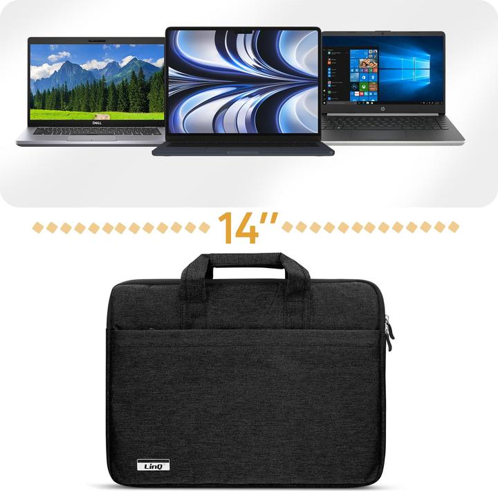 Produktbild LinQ 14 Zoll Notebook-Tasche (14", Universal)