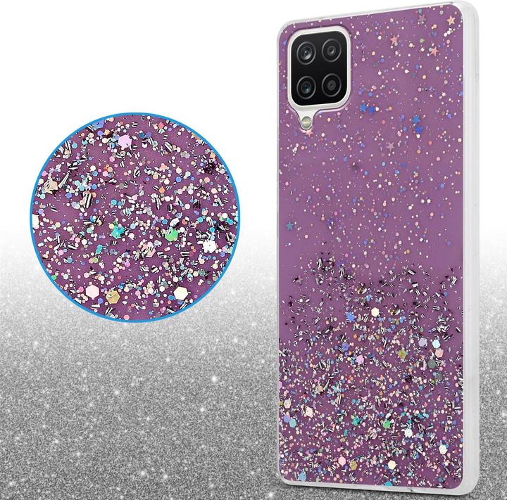 Produktbild Cadorabo TPU Cover funkelnder Glitter (Samsung Galaxy A12, Samsung Galaxy M12)