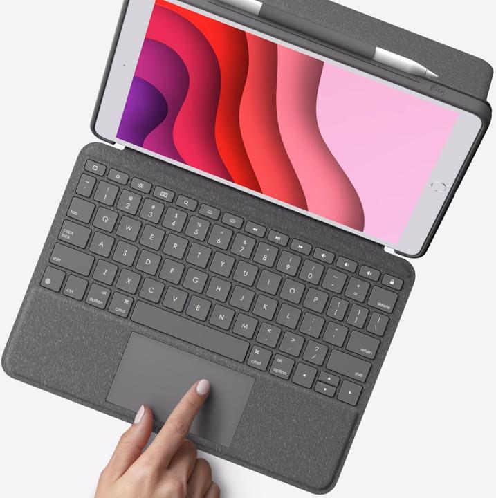 Actual product image Logitech Combo Touch (Eng. Int., iPad 2019 (7th gene), iPad 2020 (8. Gen), iPad 2021 (9th Gen))