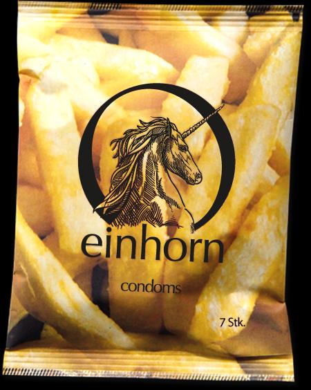 Actual product image Einhorn Condoms Condom Unicorn Foodporn (7 pcs.)