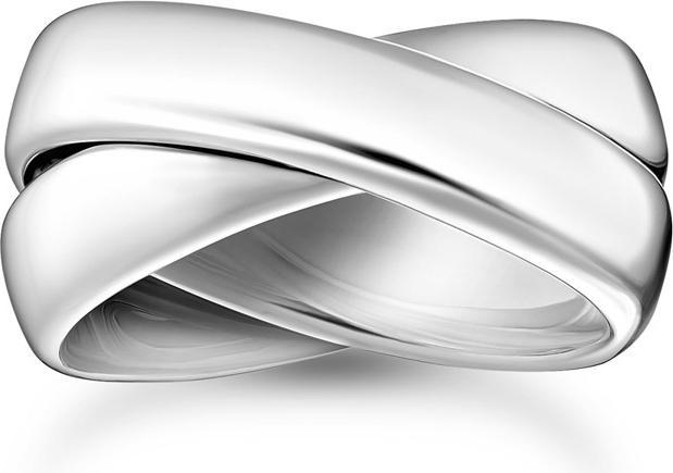 Actual product image Thomas Sabo Ring Duo breit Silber (60, 925 Silver)