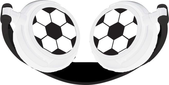 Immagine prodotto Lexibook Cuffie stereo - Design da calcio (HP015FO)