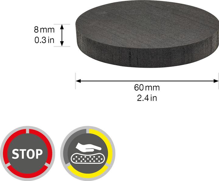 Actual product image Vibration damper ø 60 mm 2 pcs.