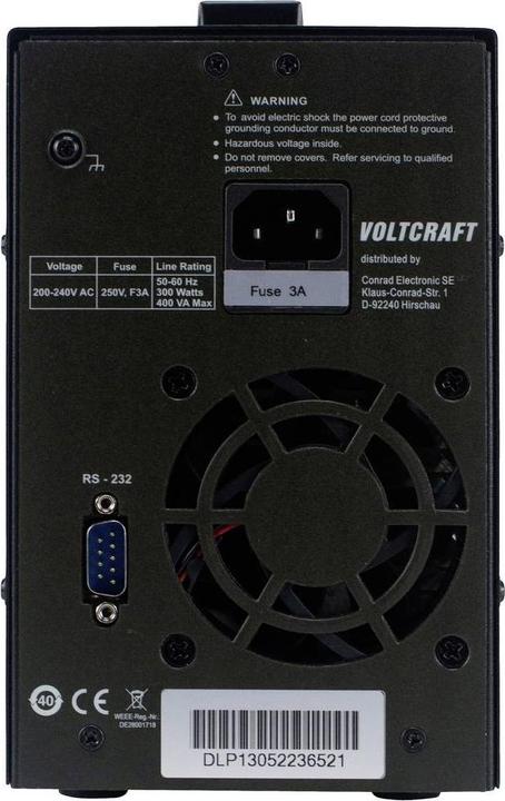 Actual product image Voltcraft DLP-1305 Laboratory power supply unit, adjustable 0 - 30 V 0 - 5 A 150 W Slave-Fu