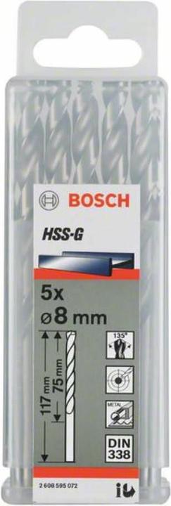 Image du produit Bosch Professional Zubehör Foret hélicoïdal PRO Metal HSS-G, 10,7 x 94 x 142 mm (10,7 mm)