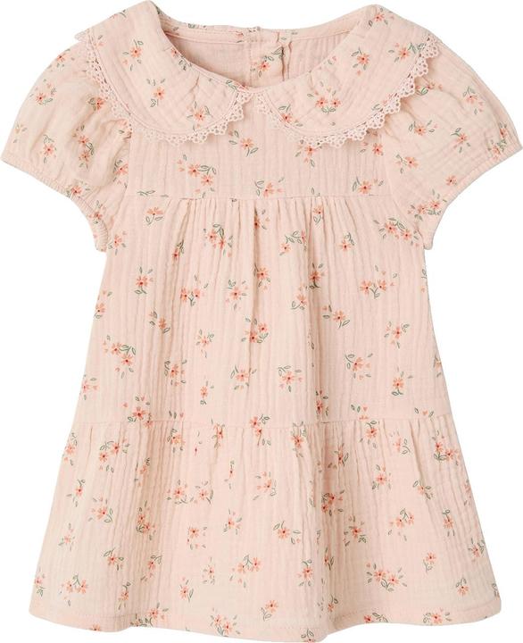 Vertbaudet Mädchen Baby Kleid mit Bubikragen