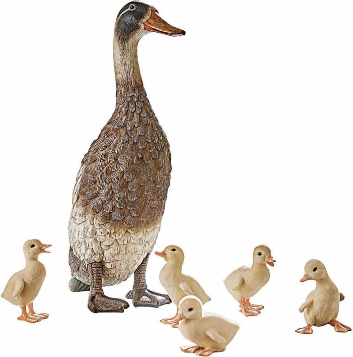 Image du produit Loberon Canard et poussin set de 6 Levevre marron/crème