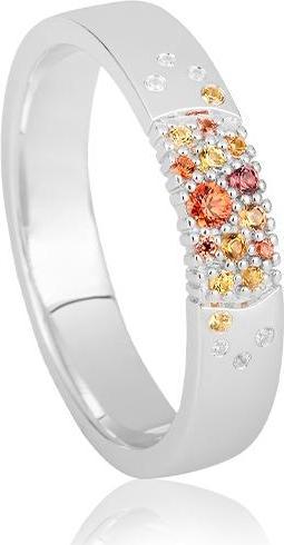 Actual product image Breuning RING - E.SAFIR COGNAC ORANGE/Brill. 0,026 Ct. H/si (61, 585/14 K Gold)
