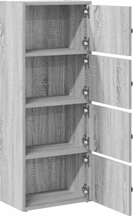 Productafbeelding VidaXL Boekenkast Grijs Sonoma 40x24x102 cm Boekenkast op houtbasis