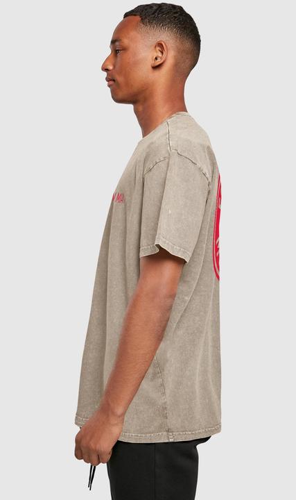 Actual product image FC Bayern München Mia San Mia Red Acid Washed Heavy Oversize Tee - 111611 (L)