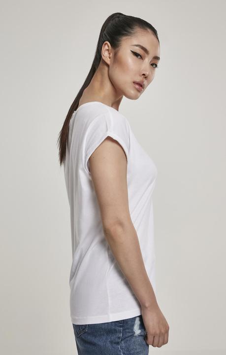 Actual product image Urban Classics Ladies Organic Extended Shoulder Tee (M)