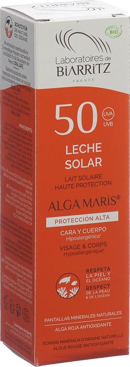 Actual product image Laboratoires de Biarritz Sun Milk (Suntan lotion, SPF 50, 100 ml, 168 g)
