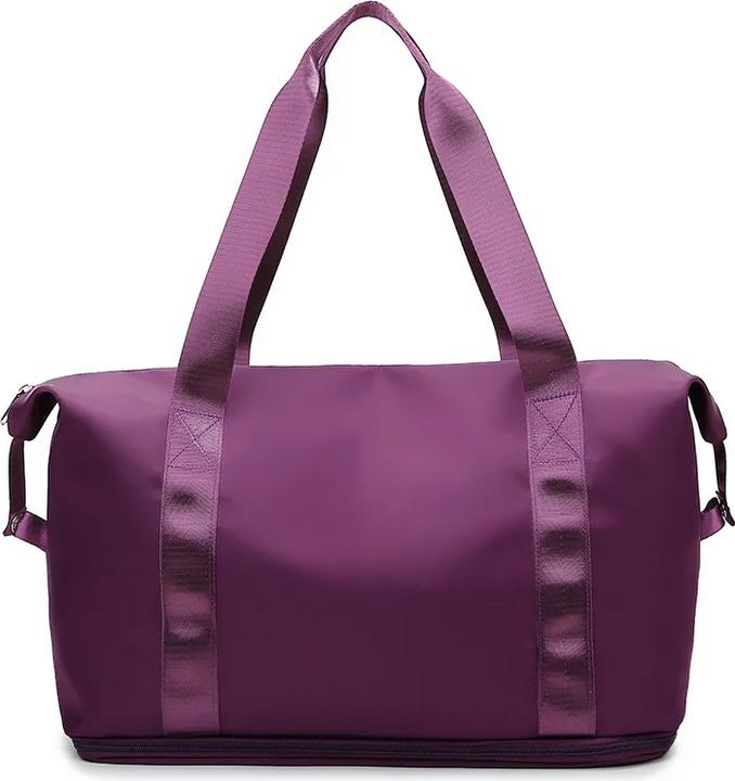 Only-Bags.Store Reisetasche Nylon Wasserdicht Sport Turnhalle Tote Taschen, Dunkelviolett