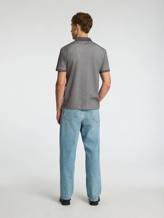 Actual product image Selected Homme Slhfave Zip Ss Polo Noos (S)