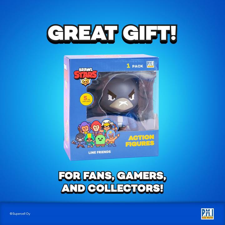Produktbild Pmi Kids World BRAWL STARS S1 ACTION FIGURES 11cm - CROW