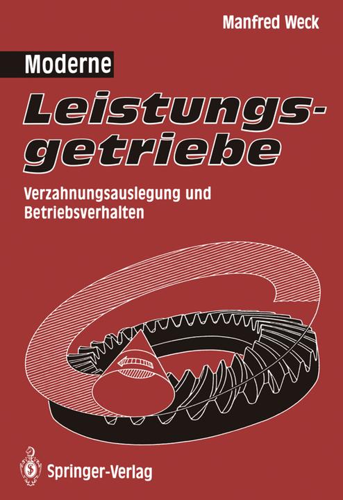 Image du produit Moderne Leistungsgetriebe (Manfred Weck, 2012)