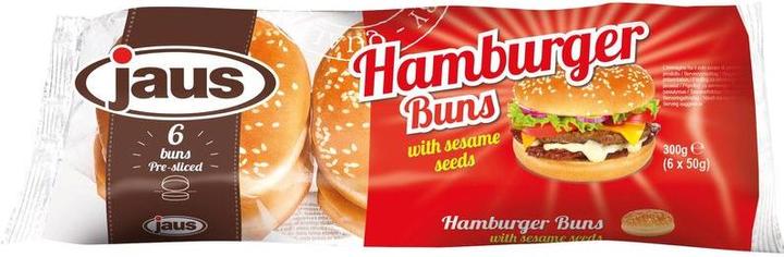 Image du produit Jaus Burger Buns mit Sesam geschnitten 6 Stück (300 g)