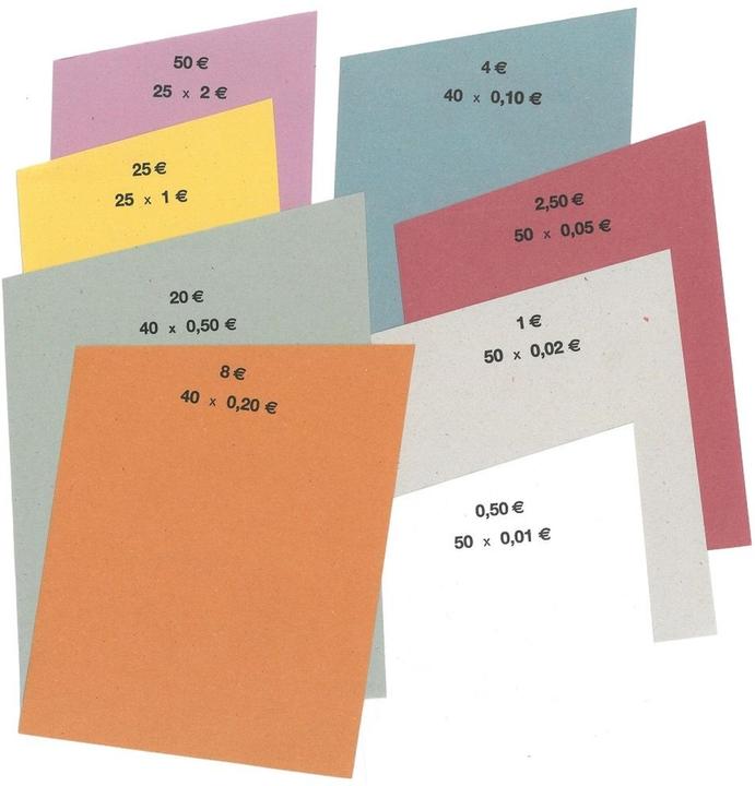 Actual product image Inkiess Coin roll paper