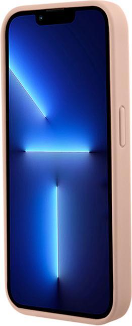 Produktbild Guess GUHCP15LPCRTHCP iPhone 15 Pro 6.1" różowy/pink hardcase Croco Triangle Metal Logo (Apple iPhone 15 Pro)