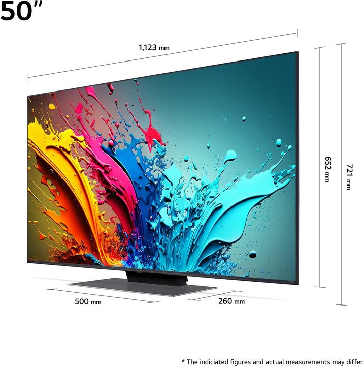 Actual product image LG 50QNED87T6B (50", QNED87, LED, 4K, 2024)