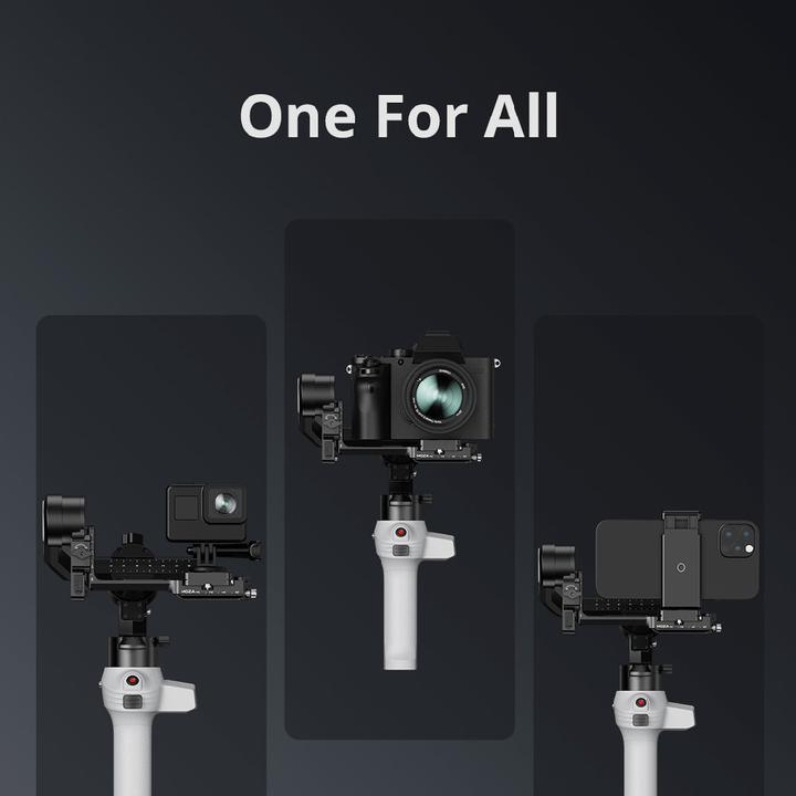 Actual product image Gudsen Gimbal for camera, camcorder, smartphone Moza AIRCROSS S (Smartphone, System camera, 1.80 kg)