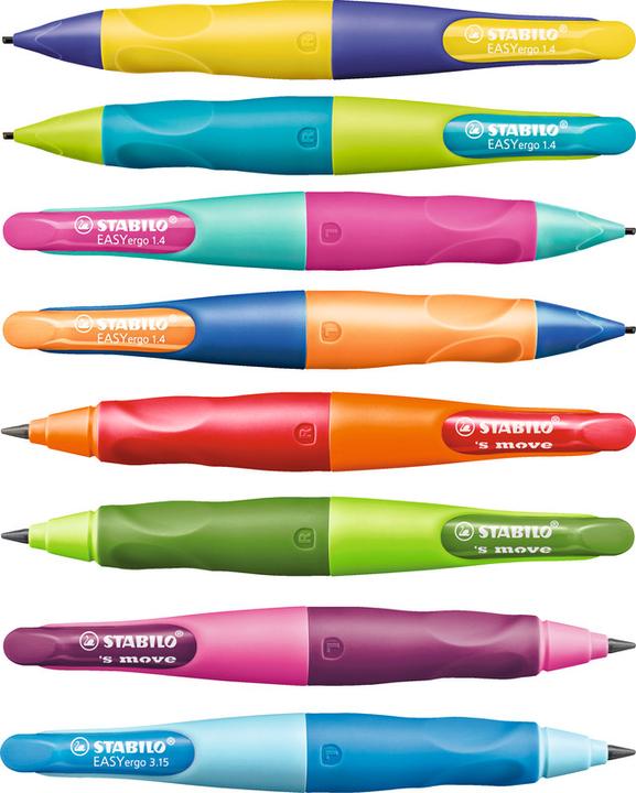 Actual product image STABILO EASYergo ergonomic mechanical pencil for left-handers HB (3.15 mm, HB, 1 x)