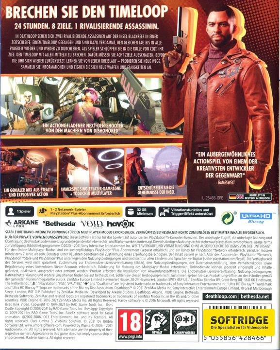 Image du produit Bethesda Boucle de mort (PS5, DE)