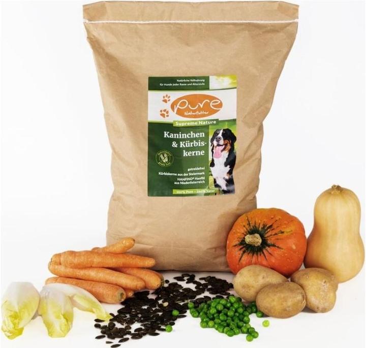 Actual product image Pure Naturfutter PURE Rabbit & Pumpkin Seeds - single Protein & grain free (Adult, Junior, Senior, 1 pcs., 12000 g)