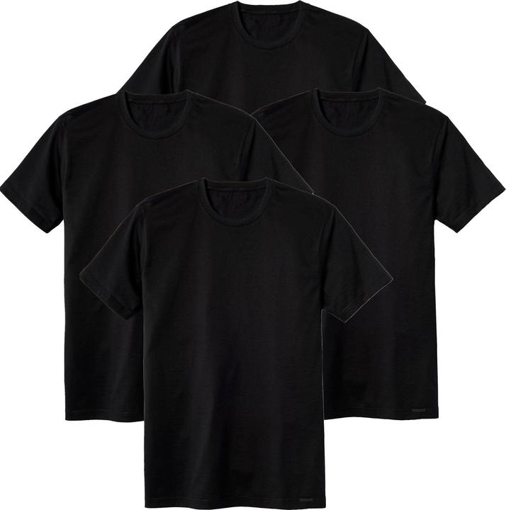Calida T-Shirt Casual Figurbetont MEN T-Shirt 2PACK Natural Benefit 100% cotton