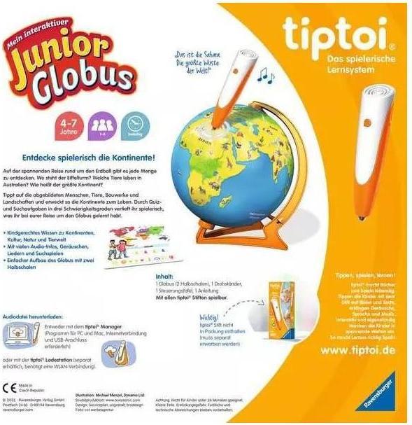 Immagine prodotto tiptoi Interagire. Giugno Globo '22 D (Tedesco)