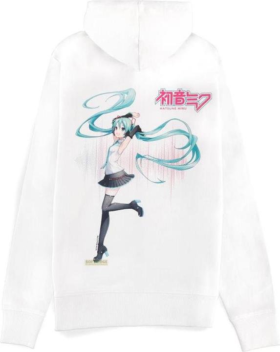 Immagine prodotto Difuzed Hatsune Miku - Felpa con cappuccio con zip da donna (tasca a canguro) - M (M)