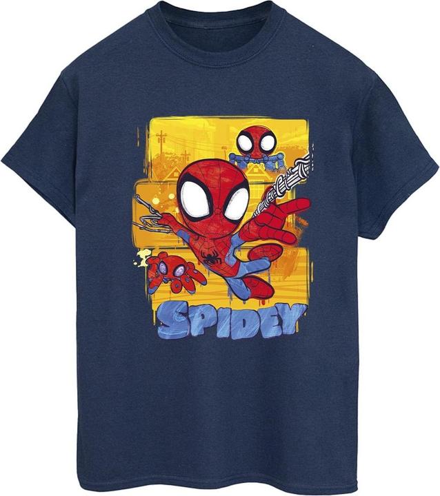 Immagine prodotto Spidey And His Amazing Friends Flying Maglietta Ampia Donna (L)