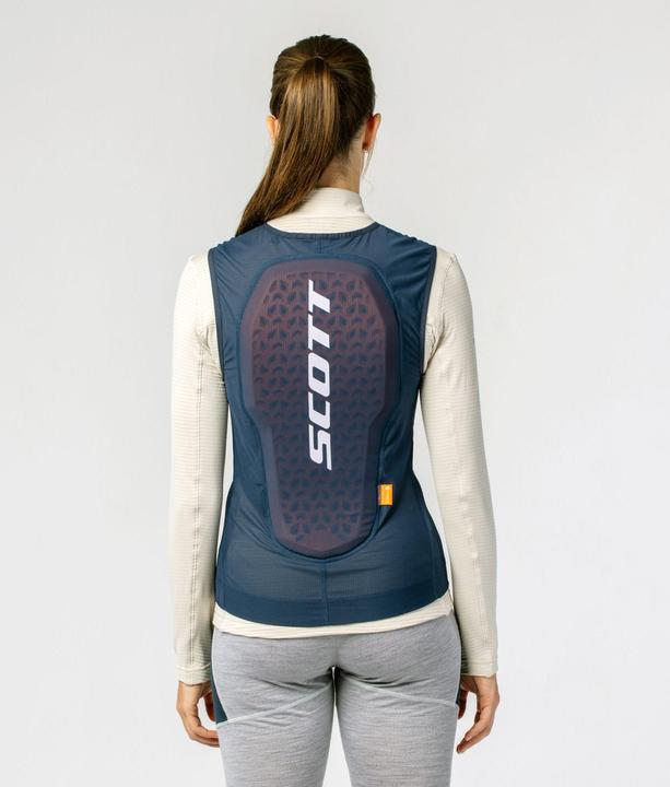 Image du produit Scott Sports Gilet pour femme Scott Airflow Fresh Green/Dark Blue (M, Protection dorsale)