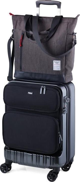 Produktbild Troika BUSINESS SHOULDER BAG Business-Schultertasche, grau/schwarz