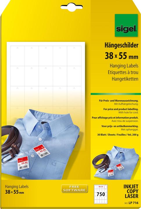 Sigel Hängeschilder