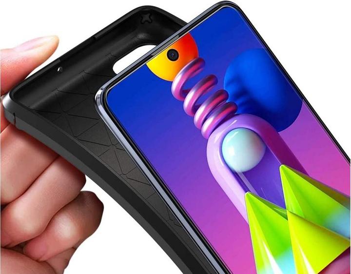Image du produit Screenguard Samsung Galaxy M51 Housse Design en carbone TPU Case (Samsung Galaxy M51)