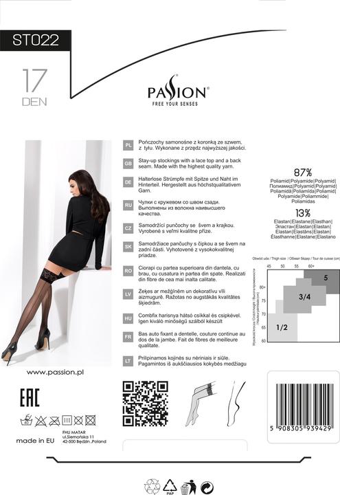 Image du produit Passion ST022 17 DEN (17 DEN, M/L)