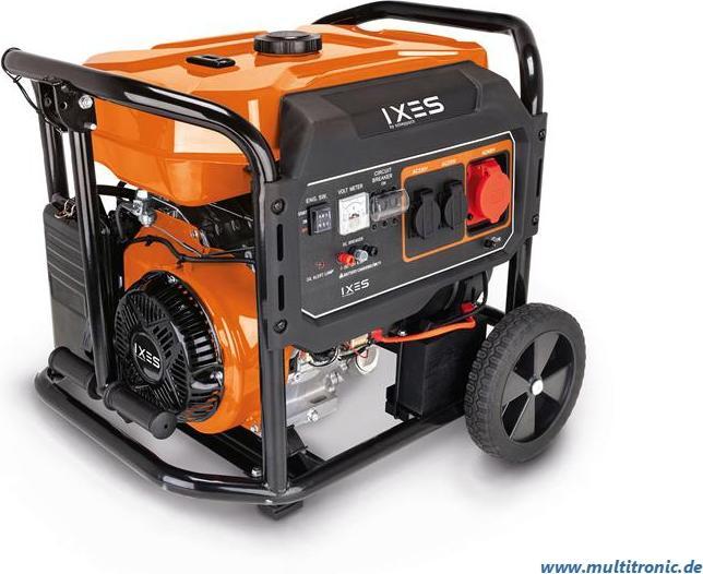 Actual product image Ixes by Scheppach IX-BGS-7100 Petrol Generator 5kW orange (8973.08 W, 25 l)