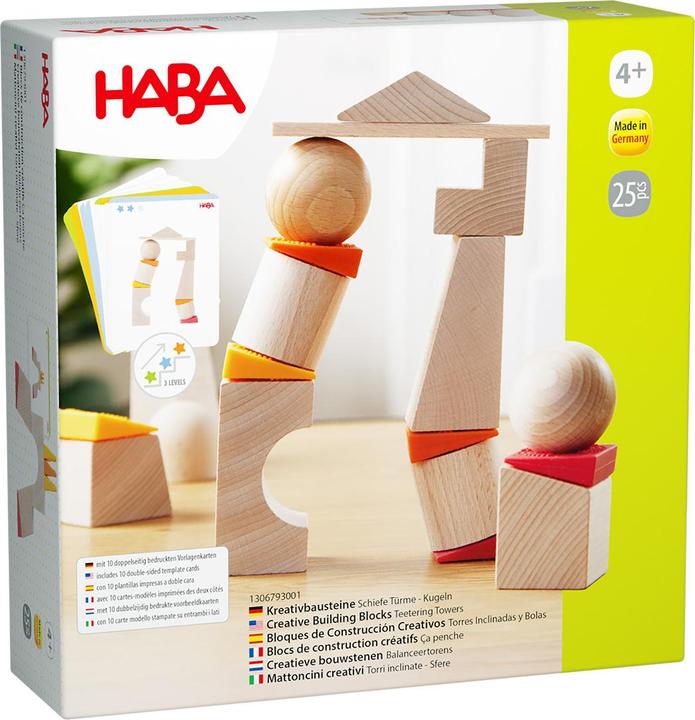 Produktbild Haba 3D-Legespiel Schiefe Türme - Kugeln