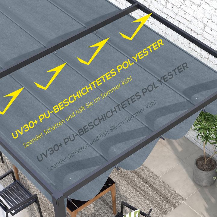 Actual product image Outsunny Replacement roof for 3 x 2.15 m garden pavilions (286 cm, 245 cm)